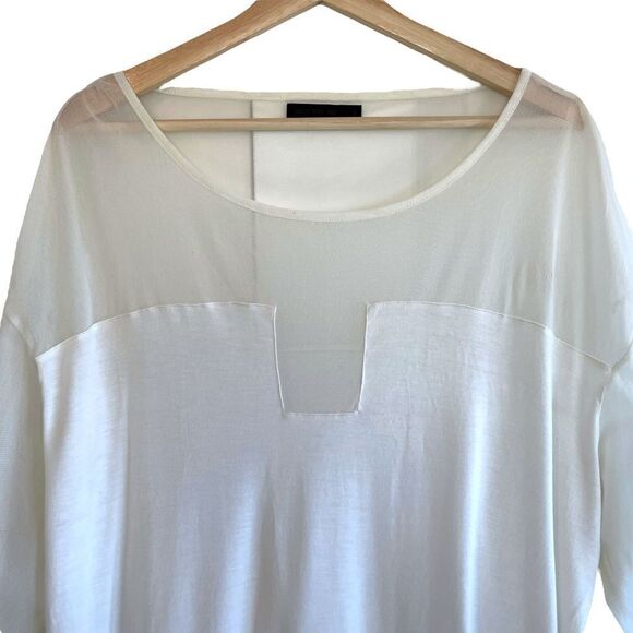 Tiger of Sweden 100% Viscose Sheer Sleeve Top - Picture 2 of 8